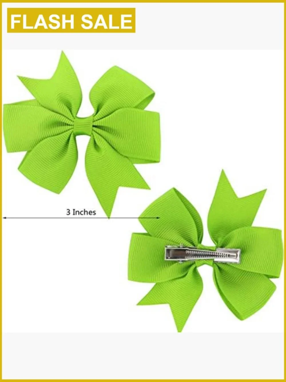 40 Grosgrain Ribbon Pinwheel Hair Bows Alligator Clips for Girls